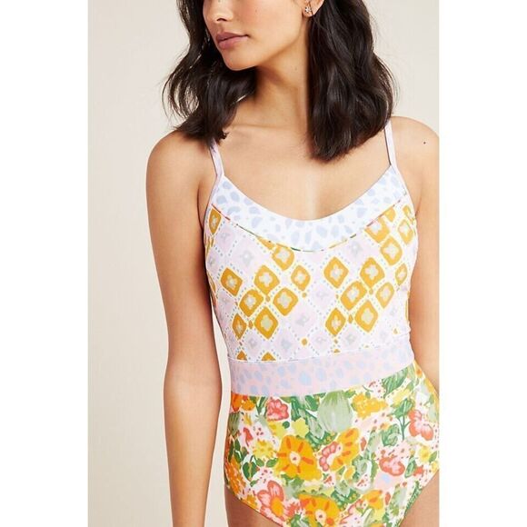 NWOT Anthropologie Alja Horvat Tartini One Piece Swimsuit - Picture 2 of 8